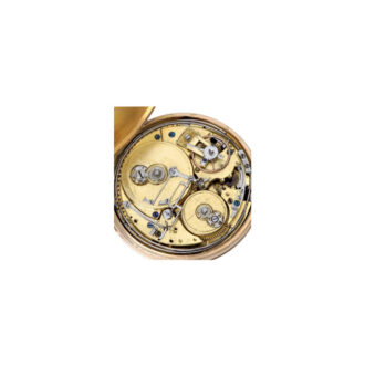 Swiss gold quarter repeating watch with musical movement Circa 1815