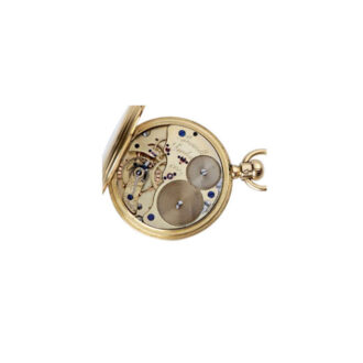 English 18 carat gold half hunting pocket watch Circa 1869