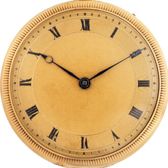 Swiss 18 carat gold quarter repeating duplex watch Circa 1830