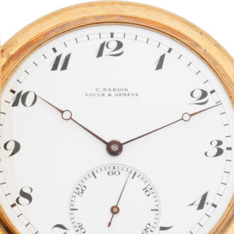 Swiss 14 carat gold lever watch by Ulysse Nardin Circa 1920