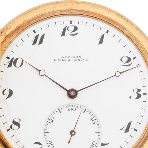 Swiss 14 carat gold lever watch by Ulysse Nardin Circa 1920 Swiss 14 carat gold lever watch by Ulysse Nardin Circa 1920