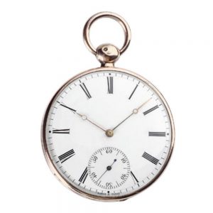 French silver open faced watch with duplex escapement Circa 1830
