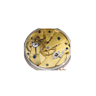 French silver open faced watch with duplex escapement Circa 1830
