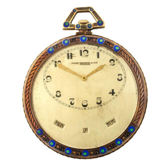 Fine Swiss gold calendar lever pocket watch Circa 1920