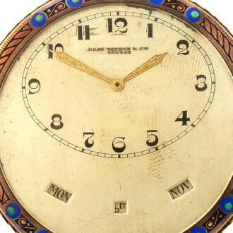 Fine Swiss gold calendar lever pocket watch Circa 1920