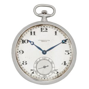 Slim Swiss platinum lever dress watch Circa 1915