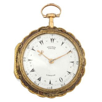Fine English gilt-metal quarter striking clockwatch Circa 1780