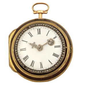 French 18 carat gold cylinder pocket watch Circa 1800