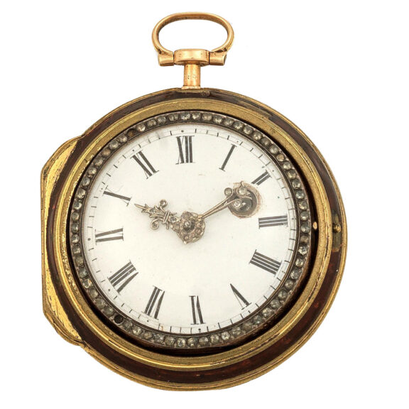 French 18 carat gold cylinder pocket watch Circa 1800