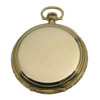 German gold florally engraved pocket watch Circa 1930