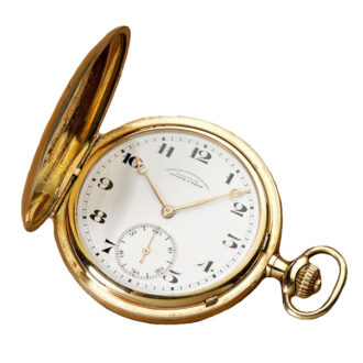 German gold lever hunting cased watch Circa 1925