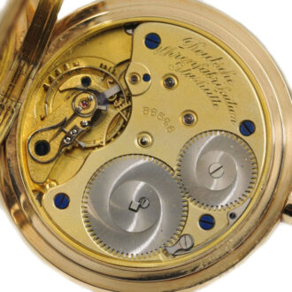 German gold lever hunting cased watch Circa 1925