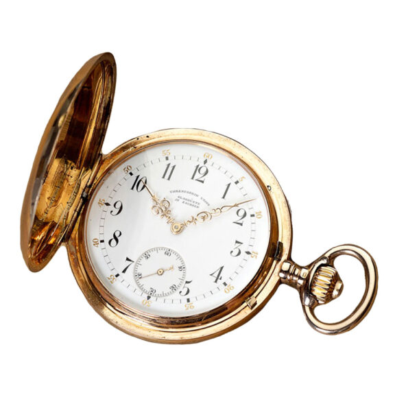 German gold full hunter lever pocket watch Circa 1900