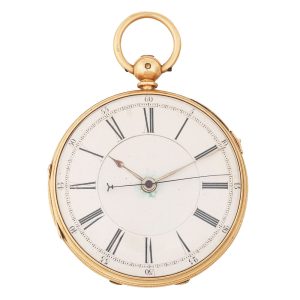 English gold lever pocket watch with English lever Circa 1867