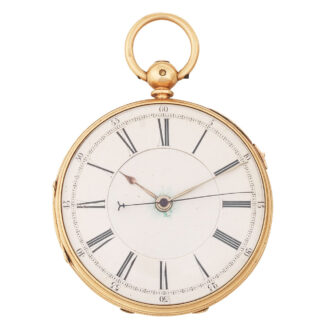 English gold lever pocket watch with English lever Circa 1867