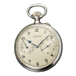 German silver lever escapement deck watch Circa 1953
