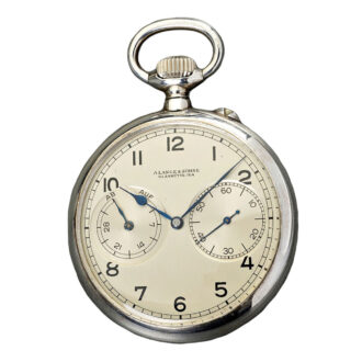 German silver lever escapement deck watch Circa 1953