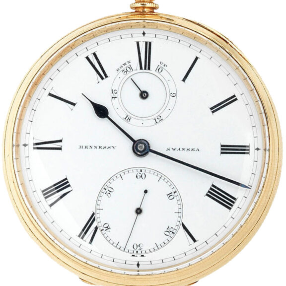 English lever watch with 30h power reserve indicator Circa 1874 English lever watch with 30h power reserve indicator Circa 1874