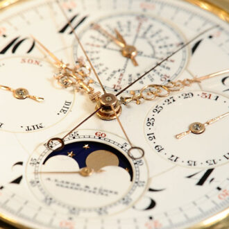 German gold complicated astronomical lever watch Circa 1920