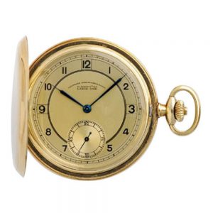 German 14k gold hunting cased lever pocket watch Circa 1941