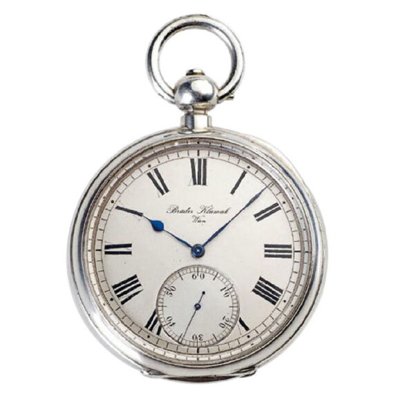 Swiss silver deck chronometer with pivoted detent escapement Circa 1900