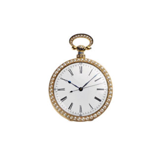 Swiss gold enamel watch for Chinese market Circa 1840