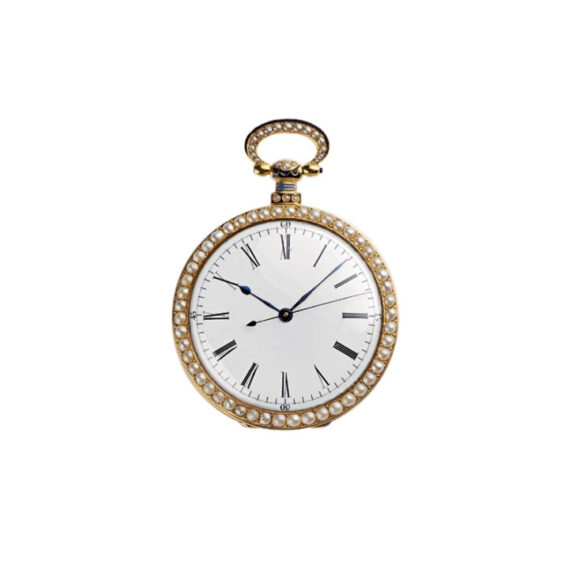 Swiss gold enamel watch for Chinese market Circa 1840 Swiss gold enamel watch for Chinese market Circa 1840