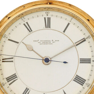 English gold lever watch with centre seconds Circa 1902 English gold lever watch with centre seconds Circa 1902