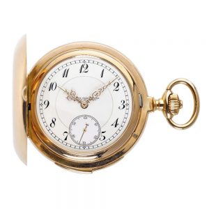 German gold minute repeating pocket watch Circa 1900