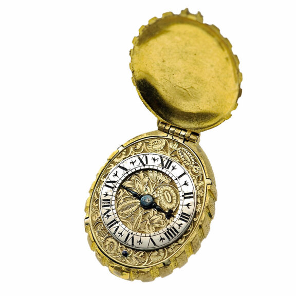German brass single handed pre hairspring neck watch Circa 1640