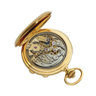 Swiss Geneva pocket watch with split seconds chronograph Circa 1904
