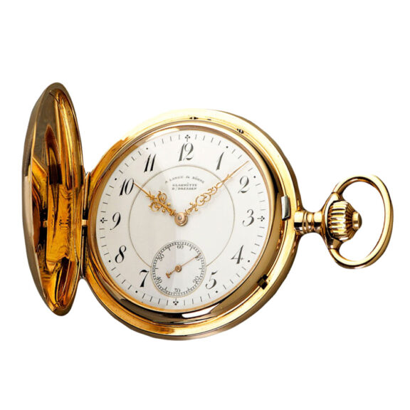 German 18K gold lever hunting cased watch Circa 1906