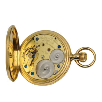German gold hunting cased lever pocket watch Circa 1888