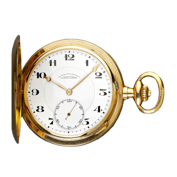 Fine German 14k gold hunting cased lever watch Circa 1925 Fine German 14k gold hunting cased lever watch Circa 1925