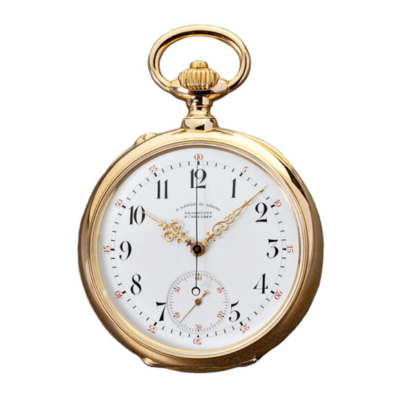 German gold "seconde morte" pocket watch Circa 1898