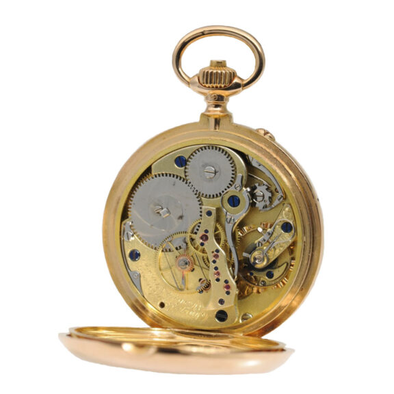 German gold "seconde morte" pocket watch Circa 1898 German gold "seconde morte" pocket watch Circa 1898