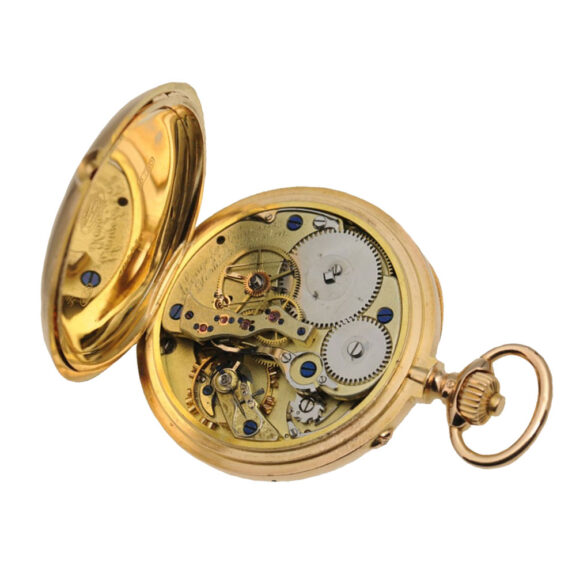 German gold "seconde morte" pocket watch Circa 1898 German gold "seconde morte" pocket watch Circa 1898