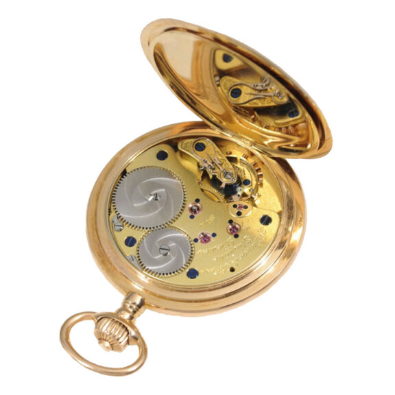 German gold hunting cased pocket watch Circa 1907 German gold hunting cased pocket watch Circa 1907
