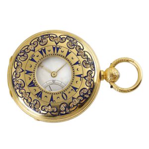 English gold pocket watch for the Ottoman market Circa 1859