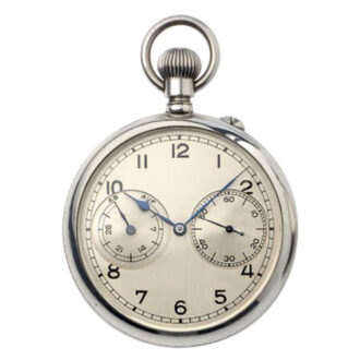 German silver Glashütte deck watch with power reserve Circa 1944