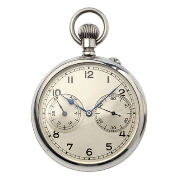 German silver Glashütte deck watch with power reserve Circa 1944