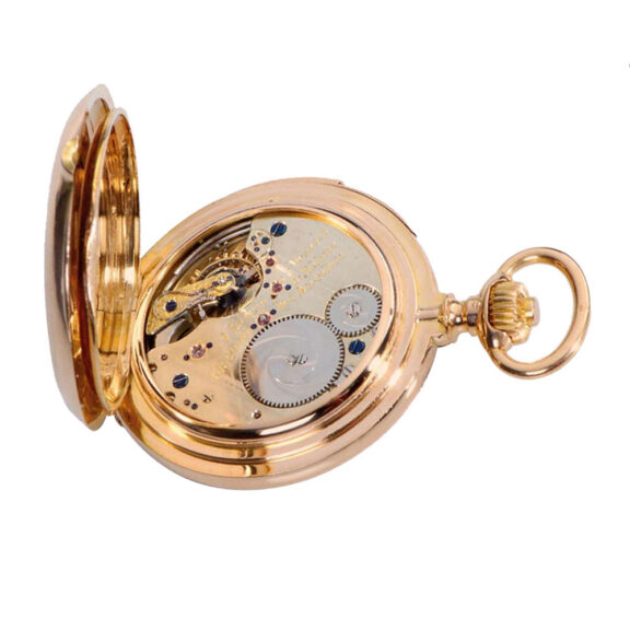 German gold hunting case watch in quality 1A Circa 1891 German gold hunting case watch in quality 1A Circa 1891