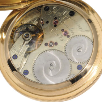 German gold cased pocket watch in quality 1A Circa 1870