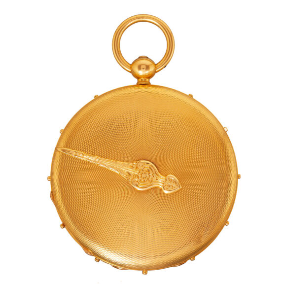 Fine Swiss gold montre à tact watch with date Circa 1850 Fine Swiss gold montre à tact watch with date Circa 1850