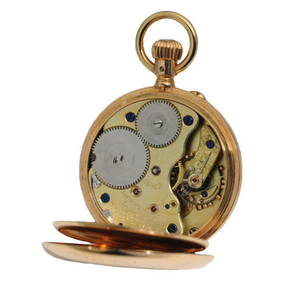Very fine German gold open faced pocket watch Circa 1895 Very fine German gold open faced pocket watch Circa 1895