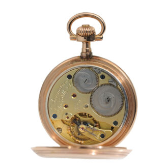 German Glashütte hunting cased pocket watch Circa 1898