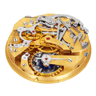 Fine Swiss gold chronograph lever watch Circa 1878