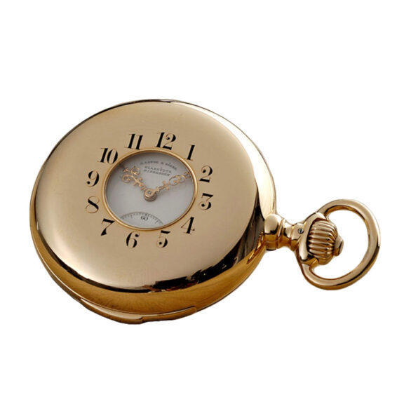Exquisite German gold half hunter pocket watch Circa 1894 Exquisite German gold half hunter pocket watch Circa 1894