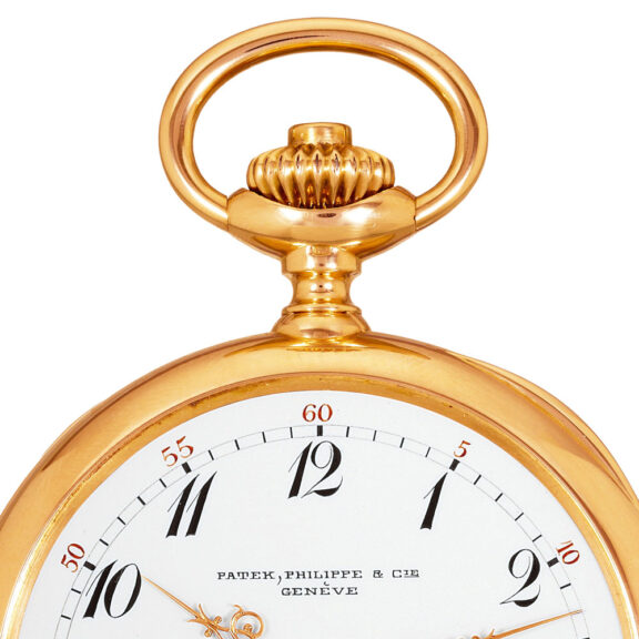Swiss gold minute repeating watch "Trip Repeater" Circa 1900 Swiss gold minute repeating watch "Trip Repeater" Circa 1900