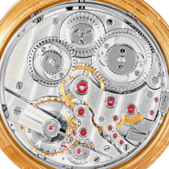 Swiss gold minute repeating watch "Trip Repeater" Circa 1900 Swiss gold minute repeating watch "Trip Repeater" Circa 1900